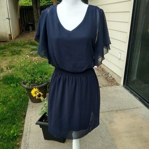 Sleek navy dress